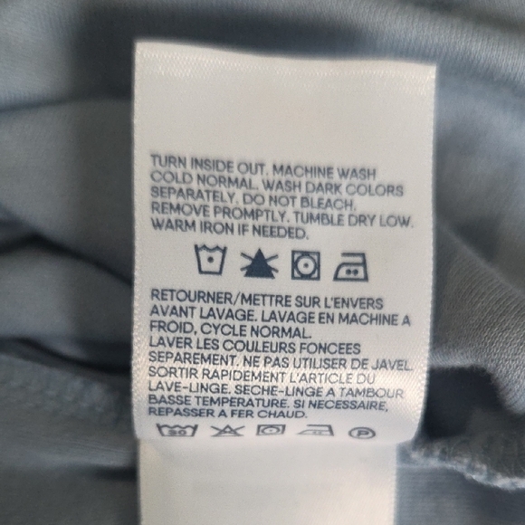 Lands' End Men's Polo Shirt - Soft Blue - Picture 7 of 7